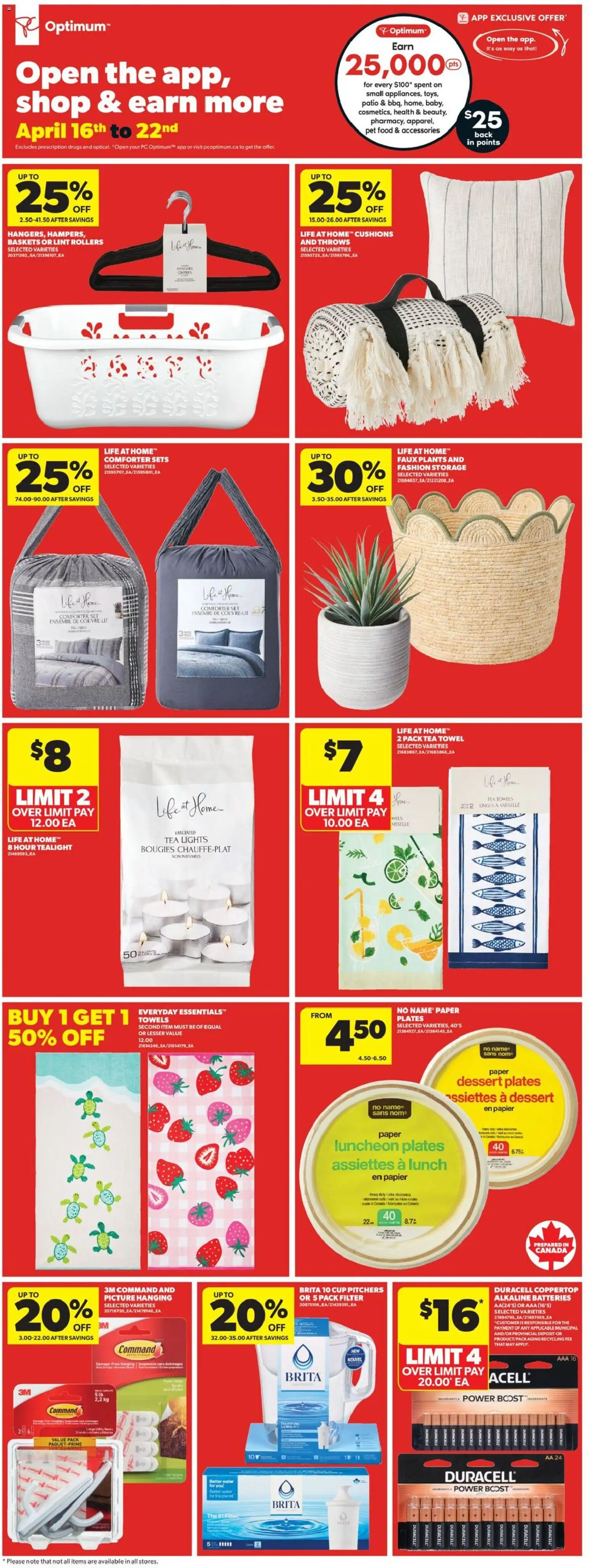 Real Canadian Superstore flyer valid from 16.04.2026 | Page: 34 | Products: Tea, PC