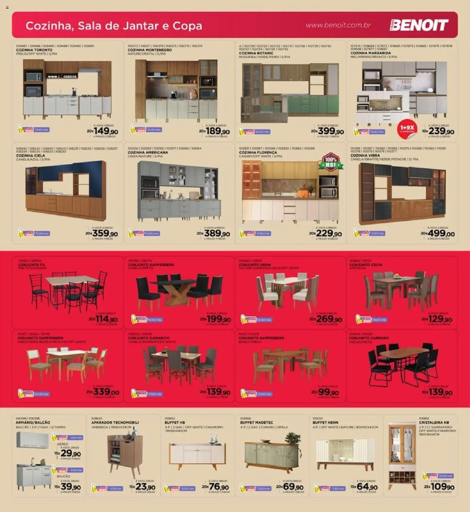Benoit Folheto - válido de 01.11.2025 | Página: 9 | Produtos: Pistache, Cristaleira, Aparador, Copa