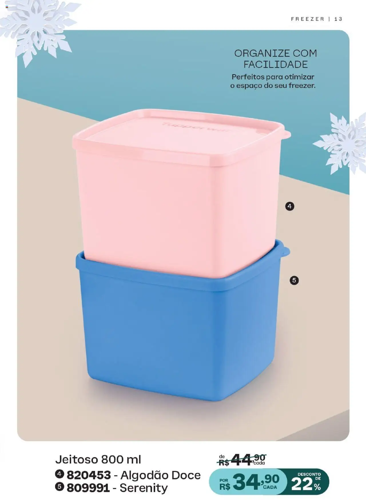 Tupperware Folheto - válido de 01.09.2025 | Página: 13 | Produtos: Freezer, Algodão