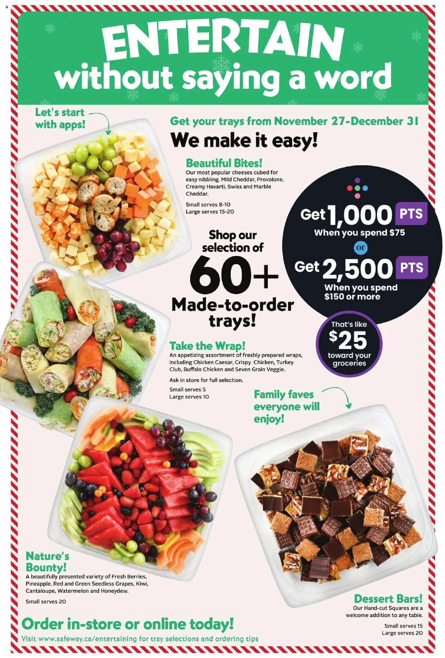 Safeway flyer valid from 27.11.2025 | Page: 18 | Products: Turkey, Table, Chicken
