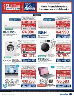 Vista previa Carrefour ofertas válido desde el 07.10.2025 | Página: 27 | Productos: Aire acondicionado, Lavarropas, Notebook