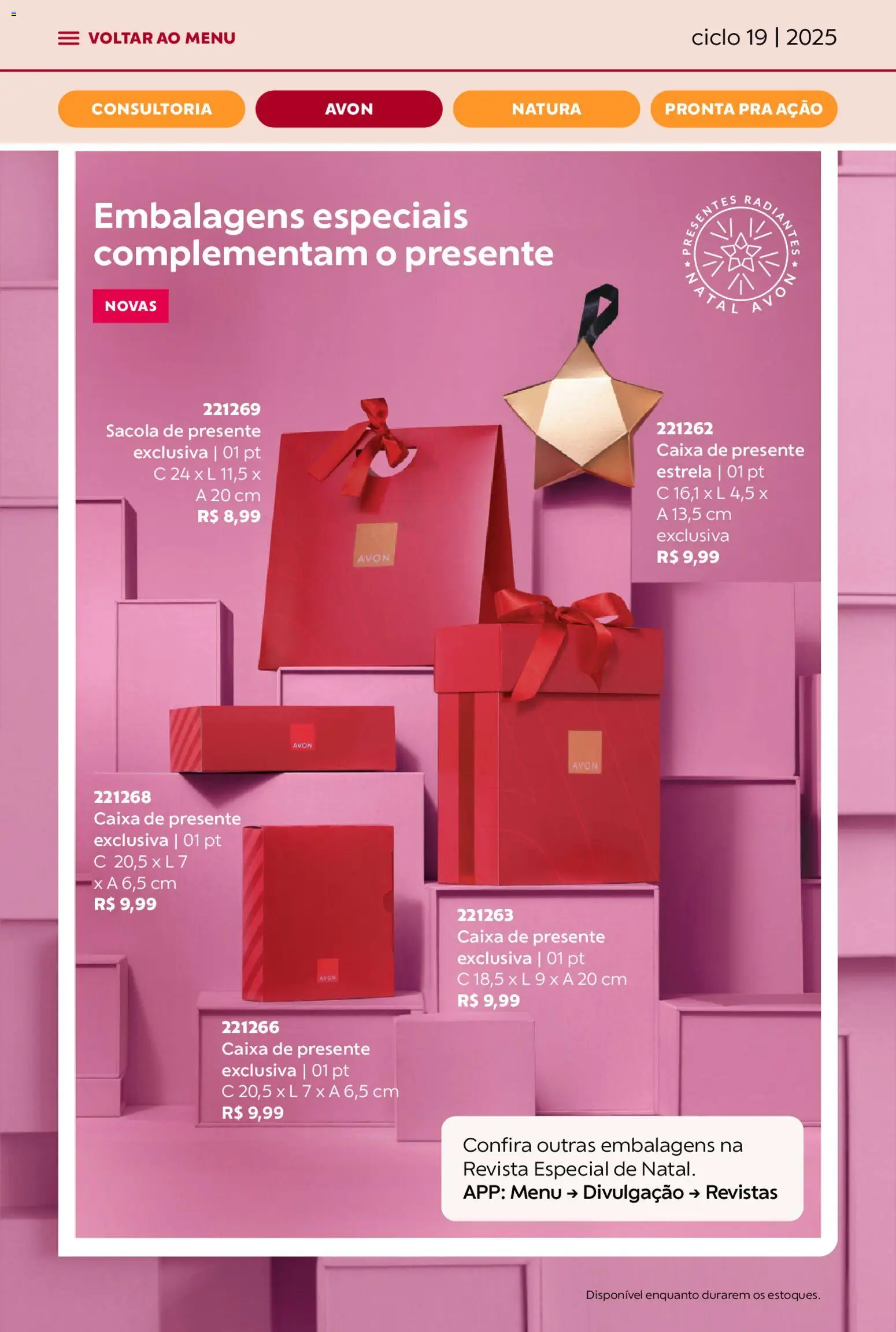 Avon Folheto - válido de 21.11.2025 | Página: 22 | Produtos: Revista, Caixa