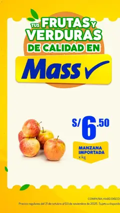 Vista previa de folleto Mass - DEL CAMPO A TU BARRIO - Ica de la Mass válido desde 31.10.2025