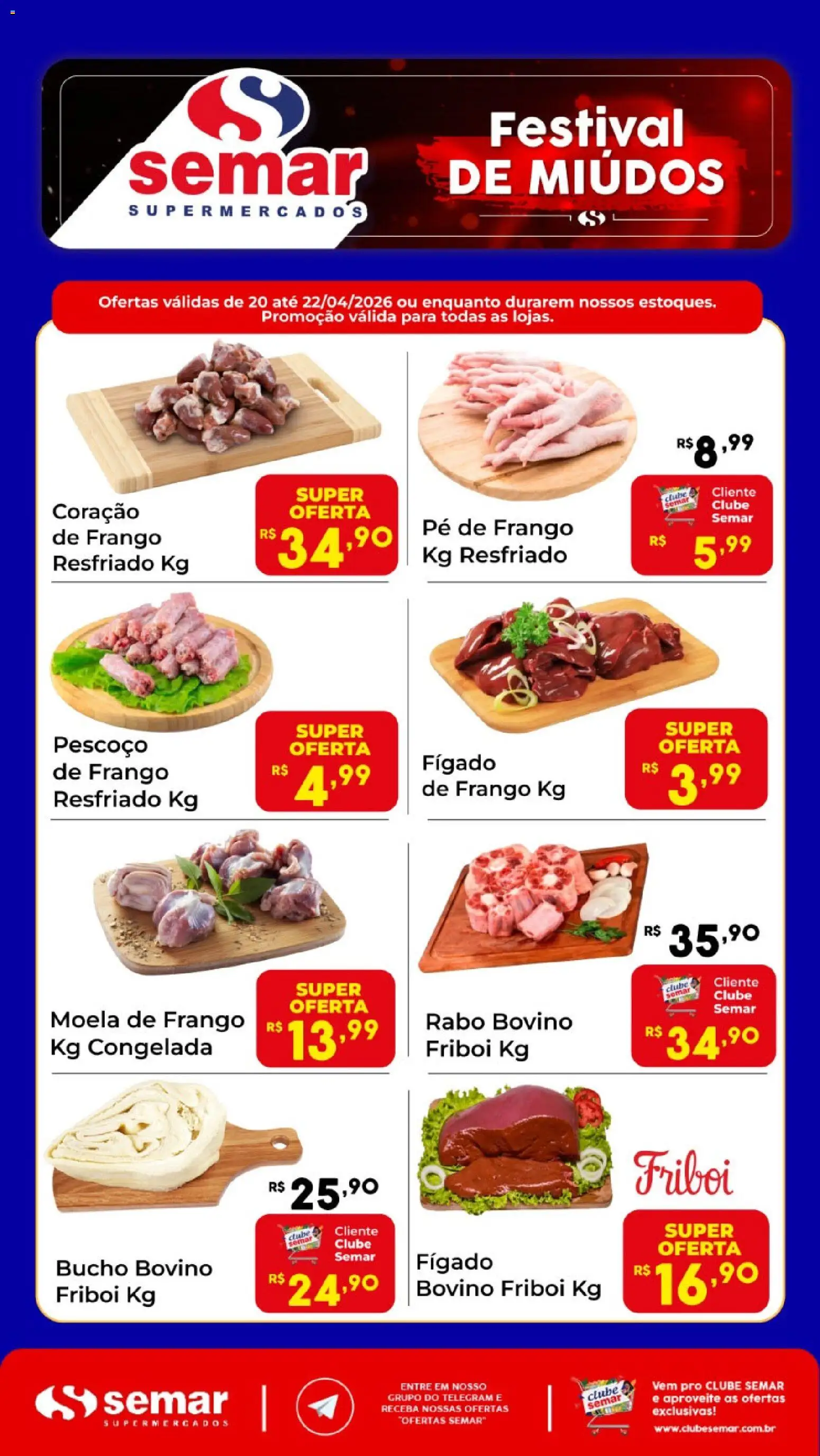 Semar Supermercado Folheto - válido de 20.04.2026 | Página: 1