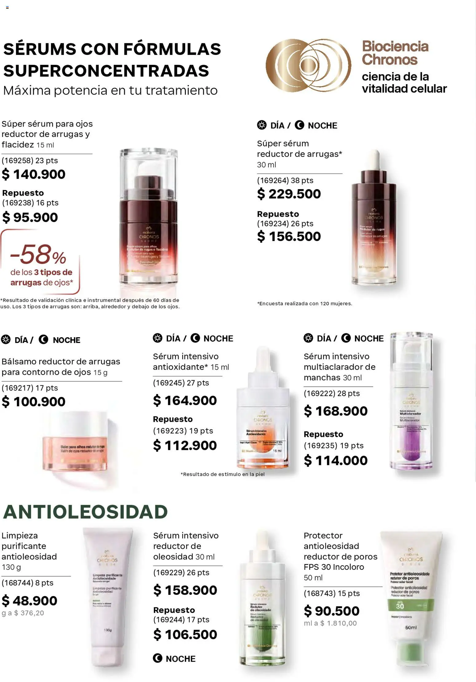 Natura revista - valida desde el 01.03.2026 | Página: 109 | Productos: Bálsamo, Serum, Contorno, Contorno de ojos