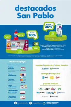 Vista previa de Farmacia San Pablo catálogo, nuevo folleto de la tienda, válido en México a partir del 08.02.2026 | Página: 16 | Productos: Banco, Despensa