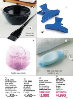 Vista previa Catálogo Amodil Campaña 6 válido desde el 04.03.2026 | Página: 141 | Productos: Pincel, Tintura, Jabón, Esponja