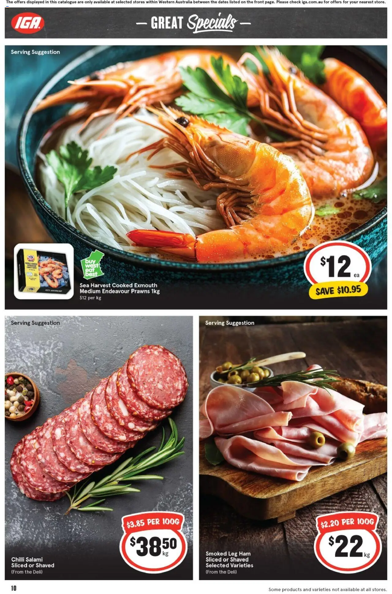 IGA catalogue - valid from 13.08.2025 | Page: 11 | Products: Salami, Ham, Prawns, Chilli