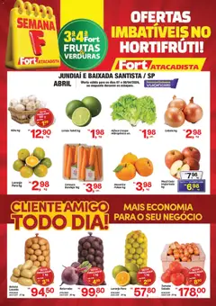Fort Atacadista ofertas Frutas, Verduras - Pré-Visualização do folheto da loja Fort Atacadista, válido de 07.04.2026