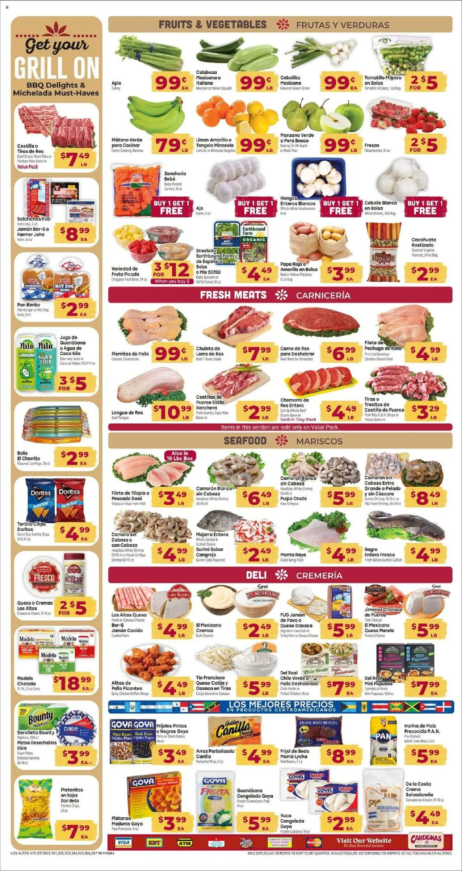Cardenas Weekly Ad - AZ - valid from 08.04.2026 | Page: 4 | Products: Squash, Box, Vegetables, Bag