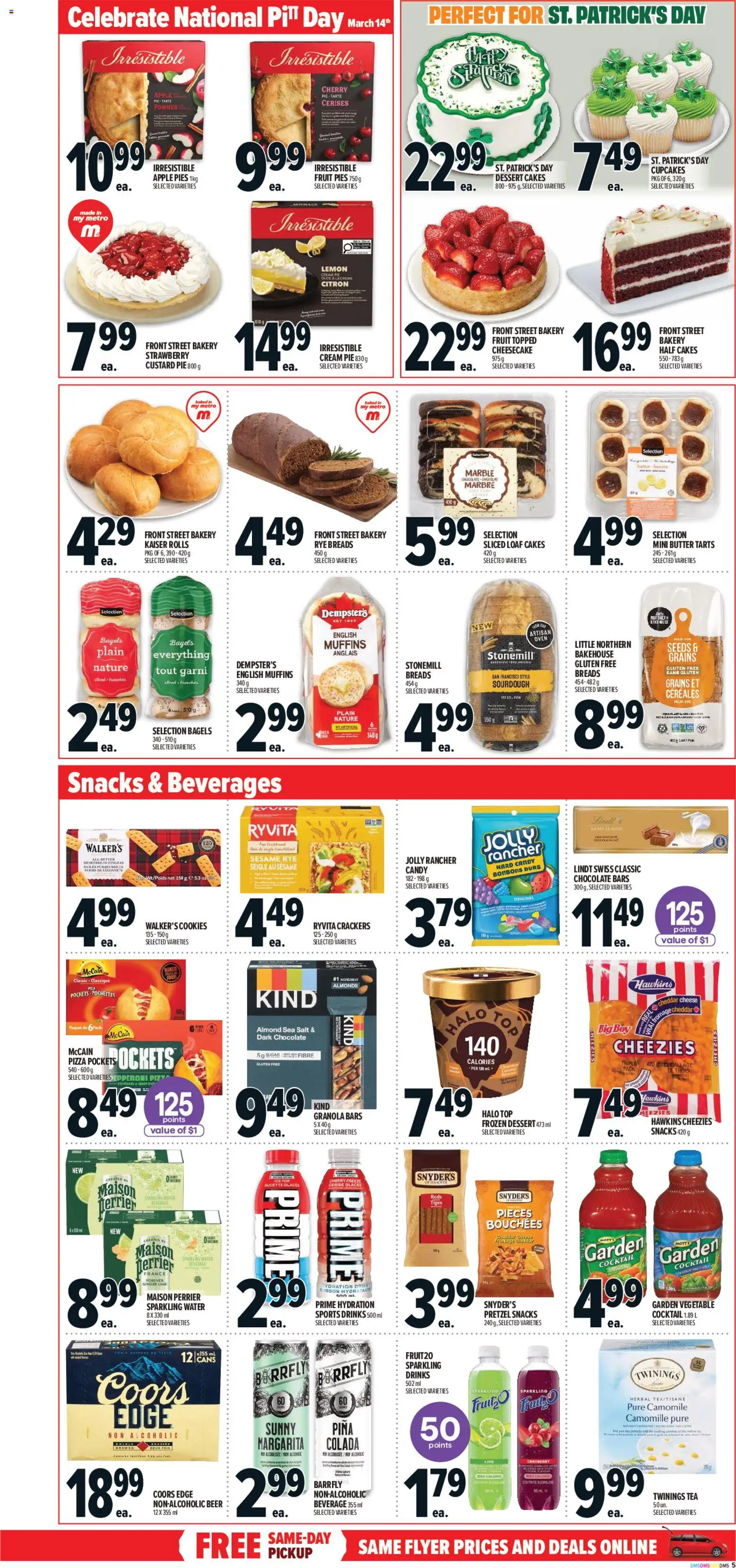 Metro flyer valid from 12.03.2026 | Page: 10 | Products: Cream, Butter, Chocolate, Pizza