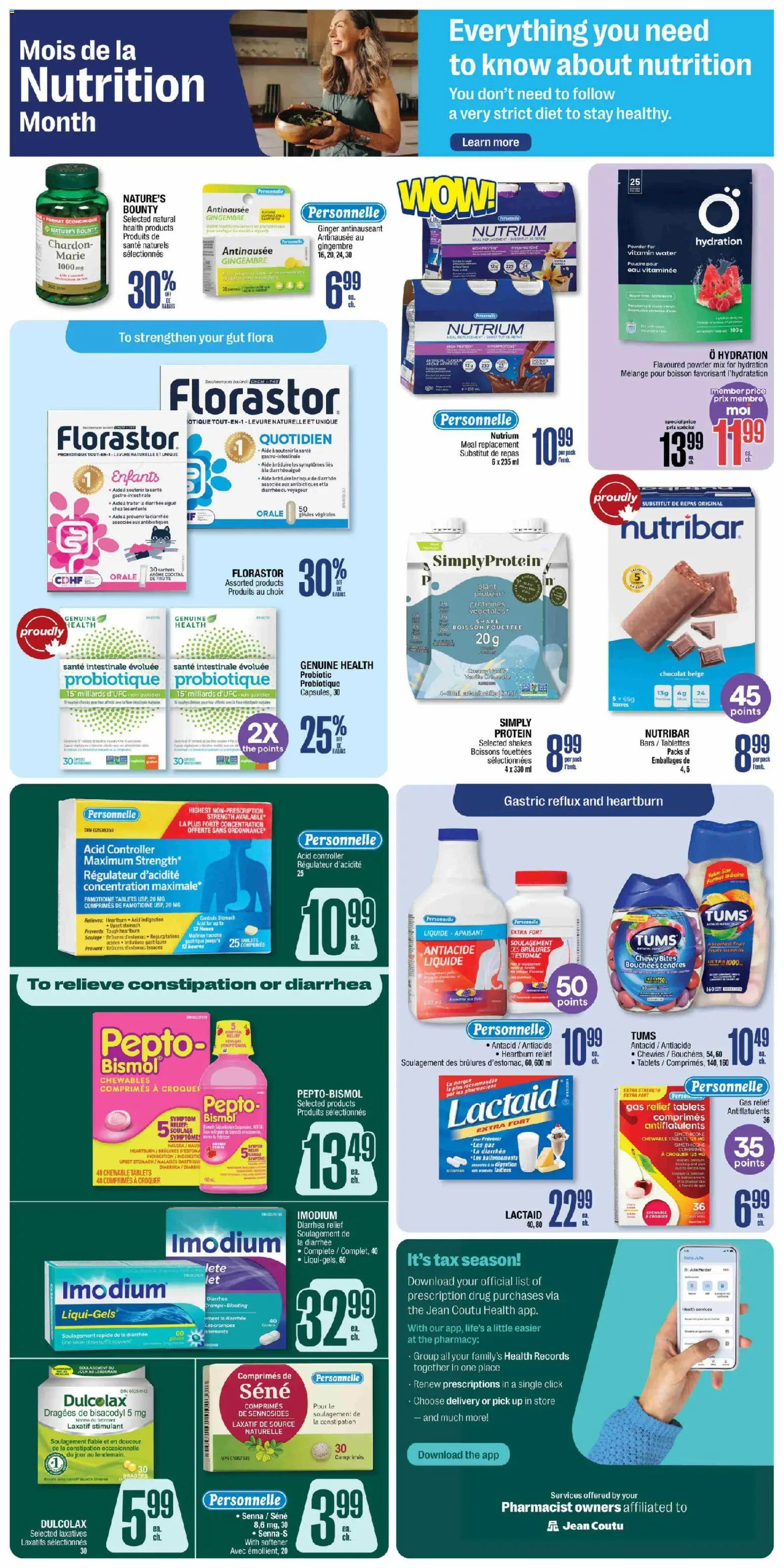 Jean Coutu flyer valid from 19.03.2026 | Page: 10 | Products: Nuts, Powder, Chocolate