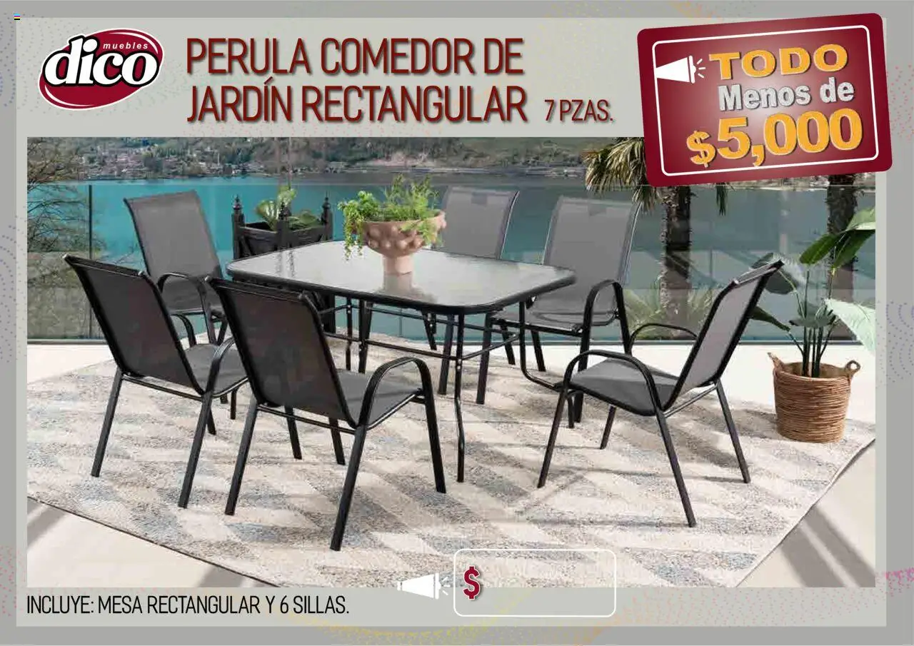 Nuevas ofertas de Muebles Dico válidas en toda la República Mexicana desde el 12.02.2025. ¡Encuentra las mejores ofertas en Muebles Dico catálogo Todo Menos! | Página: 79 | Productos: Banco