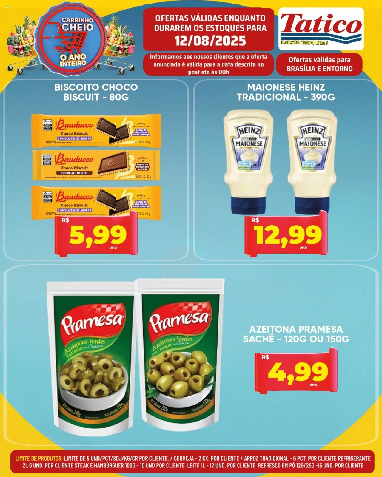 Tatico Folheto - válido de 12.08.2025 | Página: 4 | Produtos: Pó, Arroz, Refrigerante, Maionese