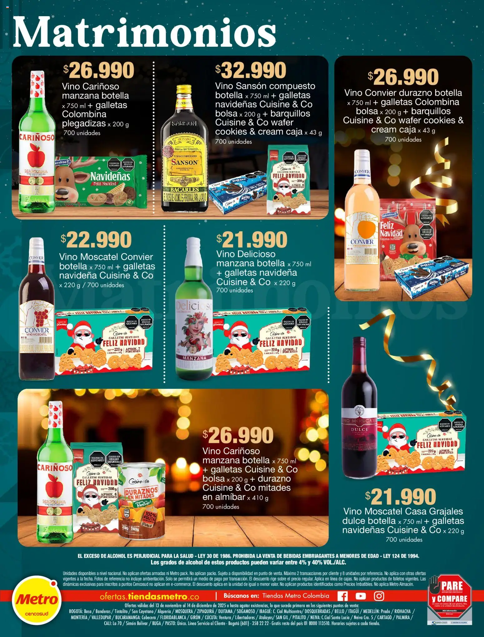 Metro revista - valida desde el 13.11.2025 | Página: 9 | Productos: Bolsa, Sobre, Harina, Tintura