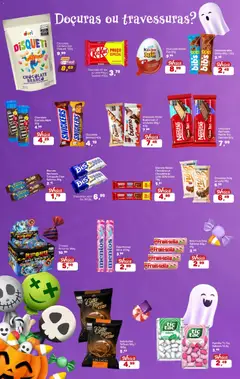 Supermercados São Vicente - Ofertas Festival de Halloween - Pré-Visualização do folheto da loja Supermercados São Vicente, válido de 22.10.2025 | Página: 2 | Produtos: Biscoito, Leite, Chocolate, Açúcar