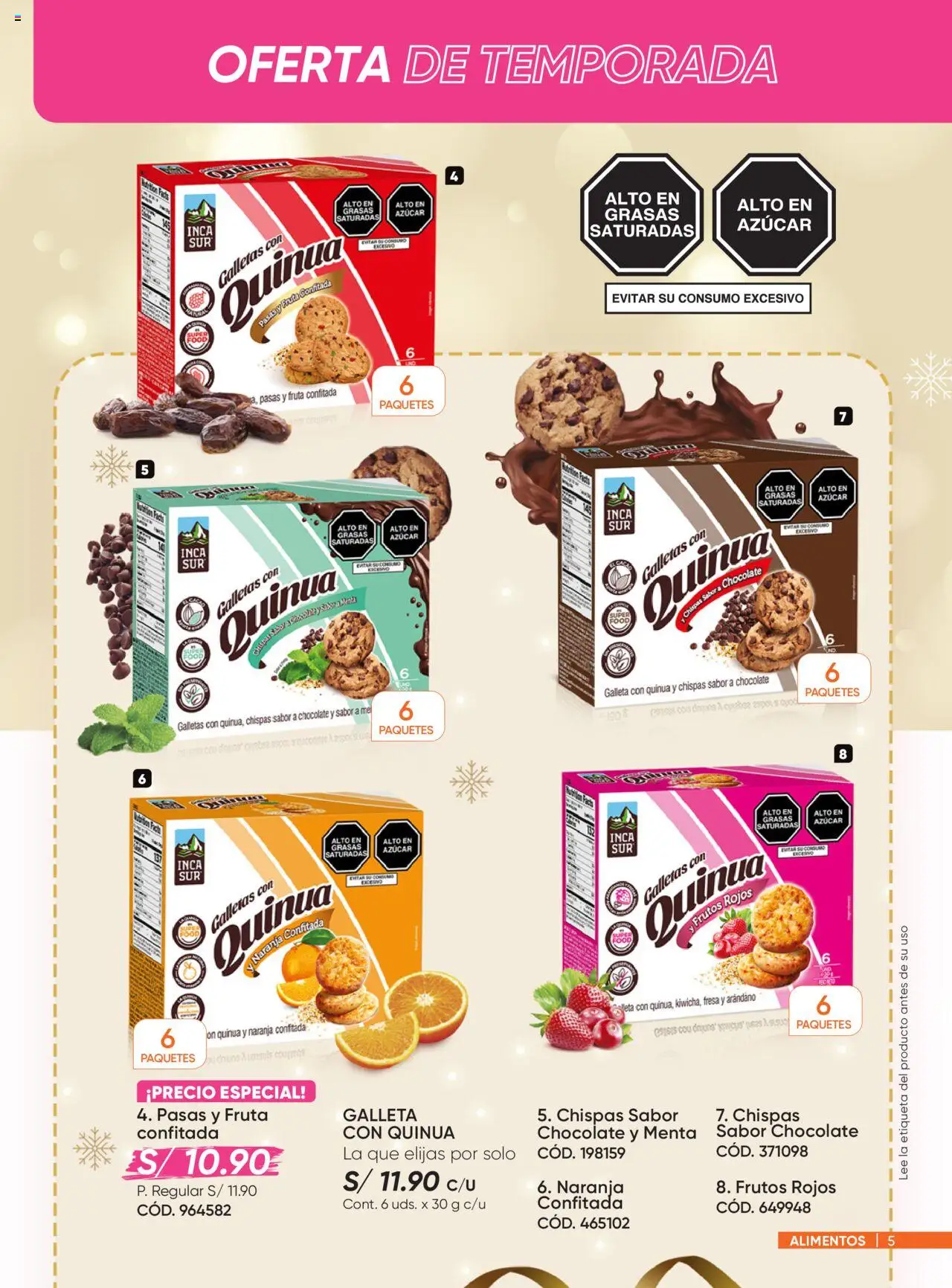 Catálogo Azzorti válido desde 15.10.2025 | Página: 5 | Productos: Chocolate, Galletas