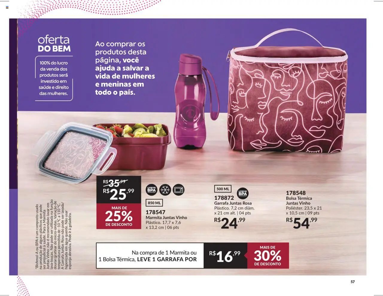 Avon Folheto - válido de 16.06.2025 | Página: 57 | Produtos: Esponja, Vinho, Bolsa