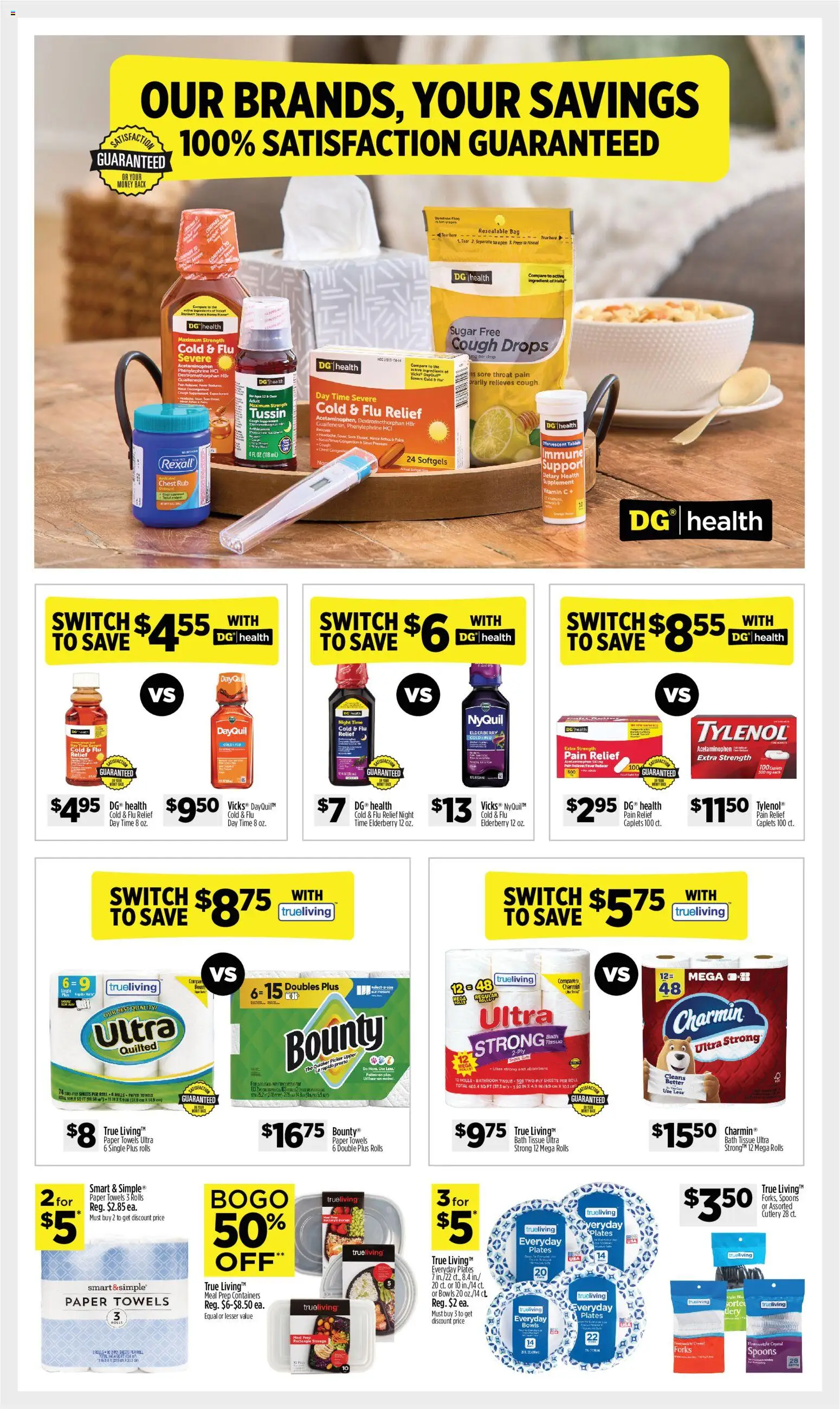 Dollar General Weekly Ad - TX - valid from 15.02.2026 | Page: 9 | Products: Press, Bath, Switch, Sugar