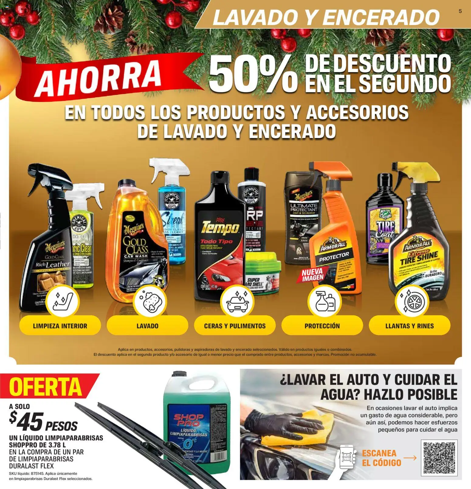 Nuevas ofertas de AutoZone válidas en toda la República Mexicana desde el 23.11.2025. ¡Encuentra las mejores ofertas en AutoZone catálogo! | Página: 5