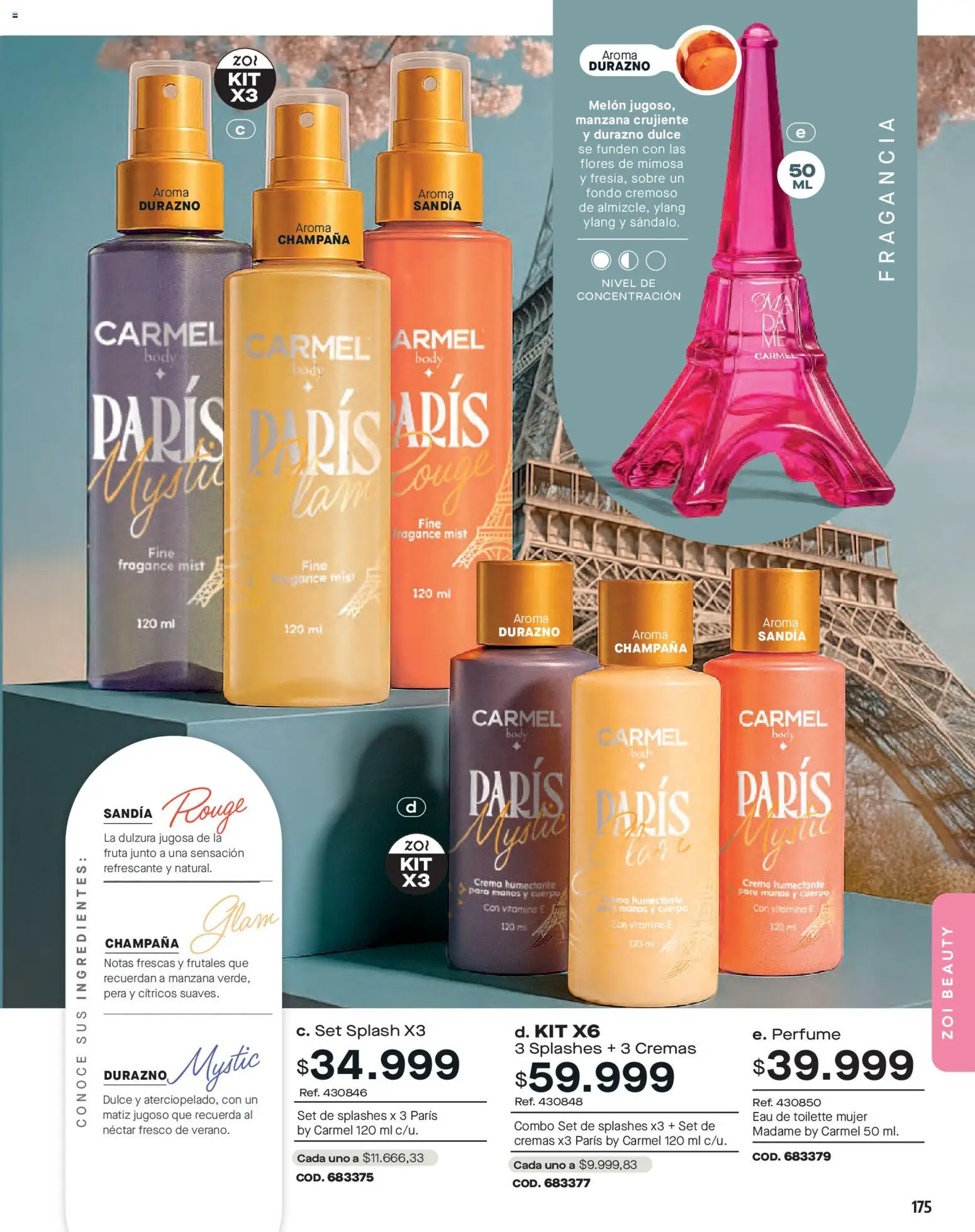 Pacifika revista - valida desde el 01.01.2026 | Página: 175 | Productos: Perfume, Melón, Eau de toilette, Durazno