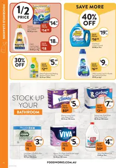 Preview of Foodworks Catalogue NSW - valid from 15.10.2025 | Page: 30 | Products: Toilet, Powder, Laundry, Bathroom