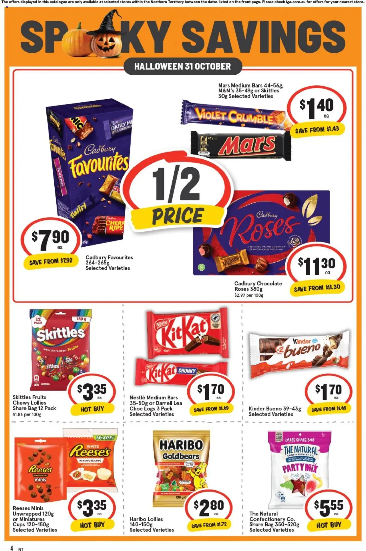 IGA catalogue - valid from 15.10.2025 | Page: 4 | Products: Chicken, Sour cream, Chilli, Pies