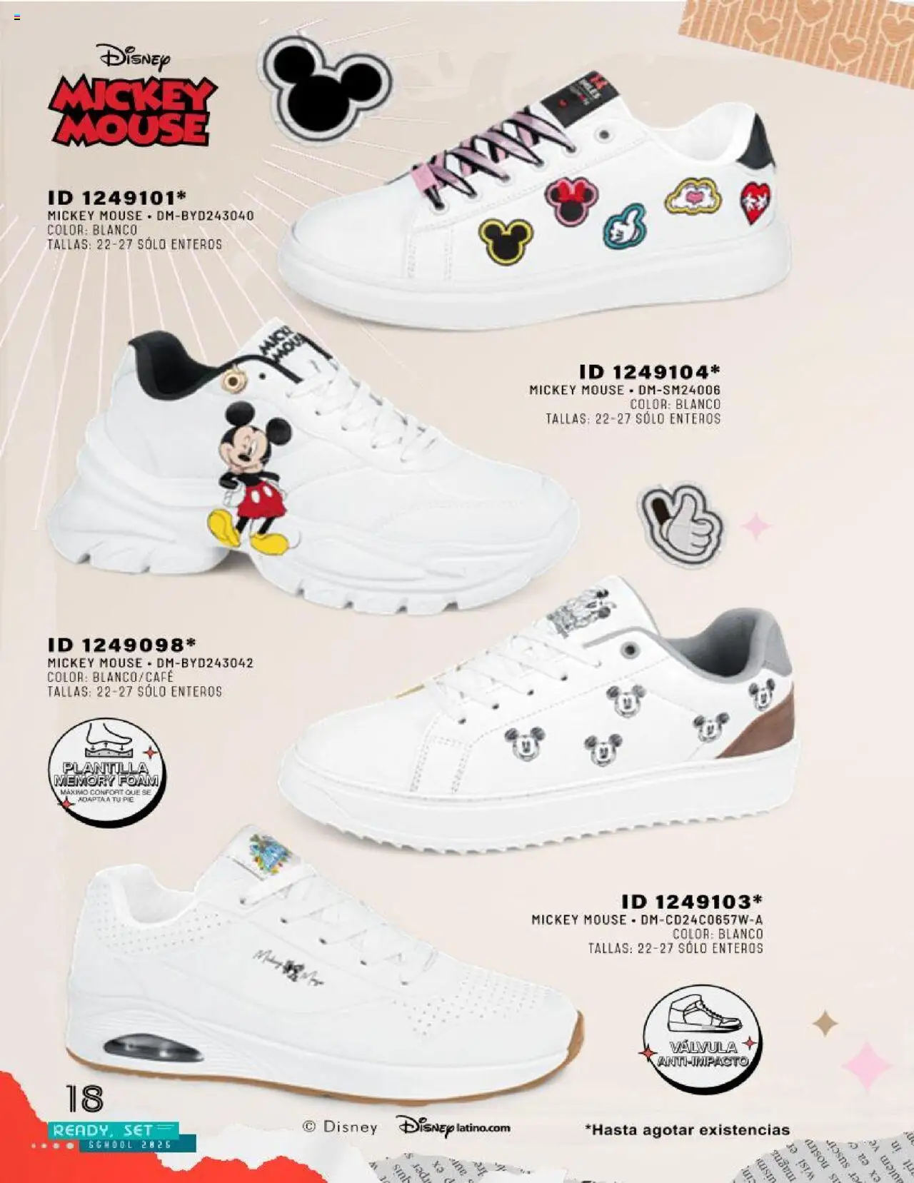 Nuevas ofertas de Price Shoes válidas en toda la República Mexicana desde el 26.08.2025. ¡Encuentra las mejores ofertas en Price Shoes - Catálogo Ready for School ! | Página: 18 | Productos: Mouse, Válvula