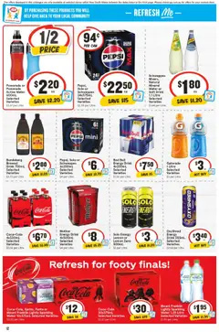 IGA catalogue - valid from 13.08.2025 | Page: 13 | Products: Energy drink, Coca Cola, Water, Lemon