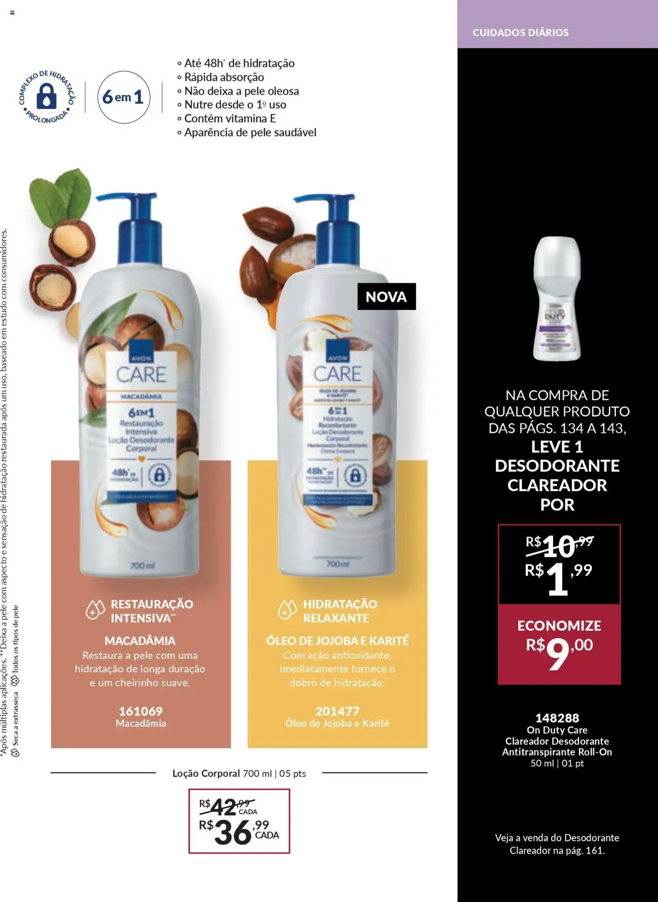 Avon Folheto - válido de 27.09.2025 | Página: 135 | Produtos: Macadâmia, Desodorante, Óleo