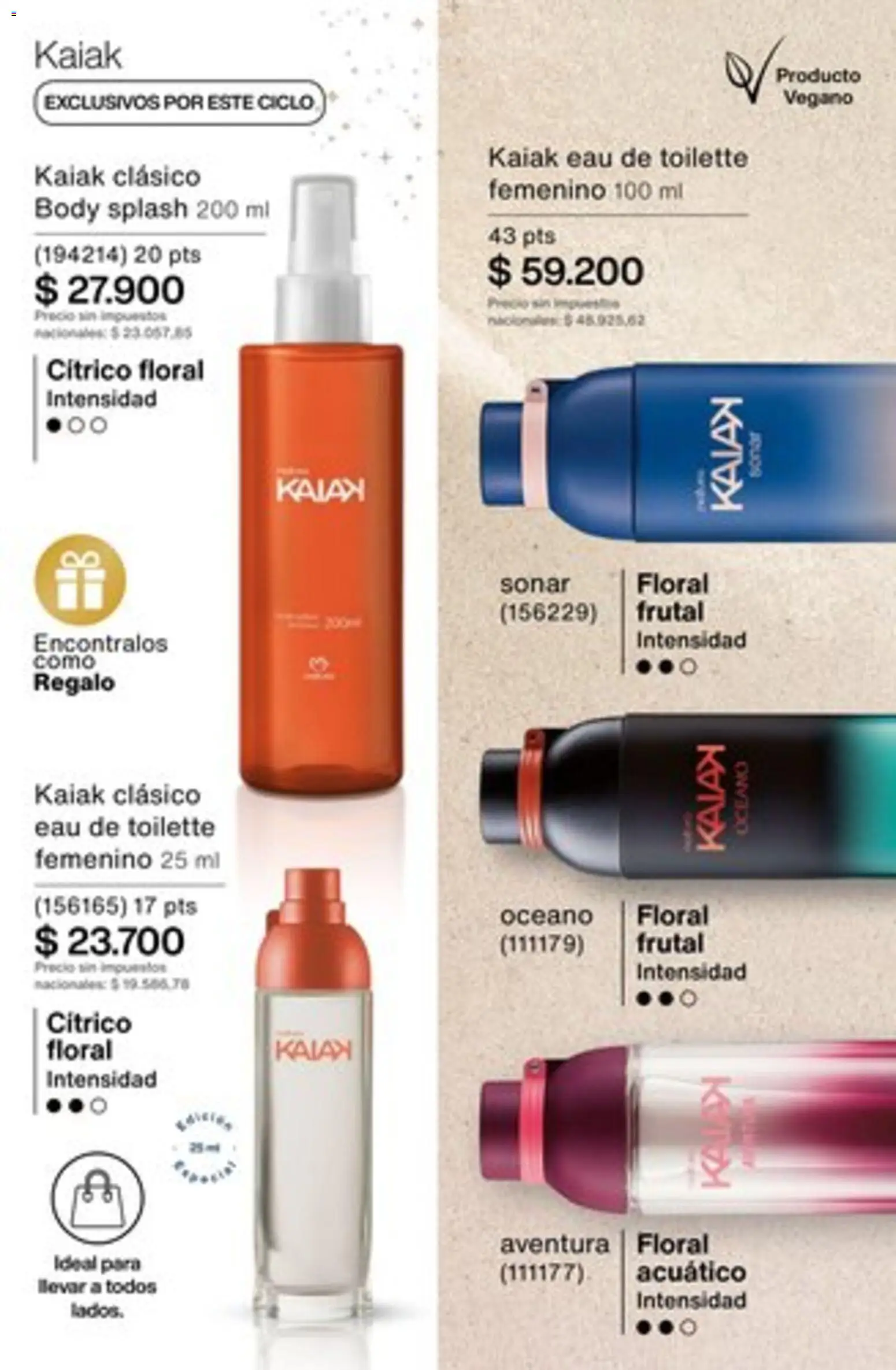 Catálogo Natura Ciclo 16/2025 │ válido desde el 01.11.2025 | Página: 98 | Productos: Body, Eau de toilette