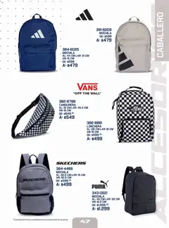 Vista previa de Andrea catálogo Active Zone, nuevo folleto de la tienda, válido en México a partir del 23.11.2025 | Página: 47 | Productos: Mochila, Cangurera