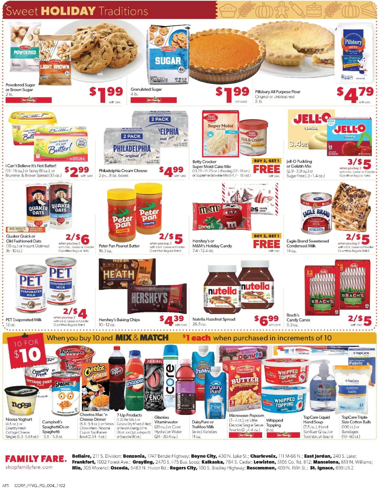 Family Fare Weekly Ad - MI - valid from 02.11.2025 | Page: 4 | Products: Peppermint, Pan, Pin, Chocolate