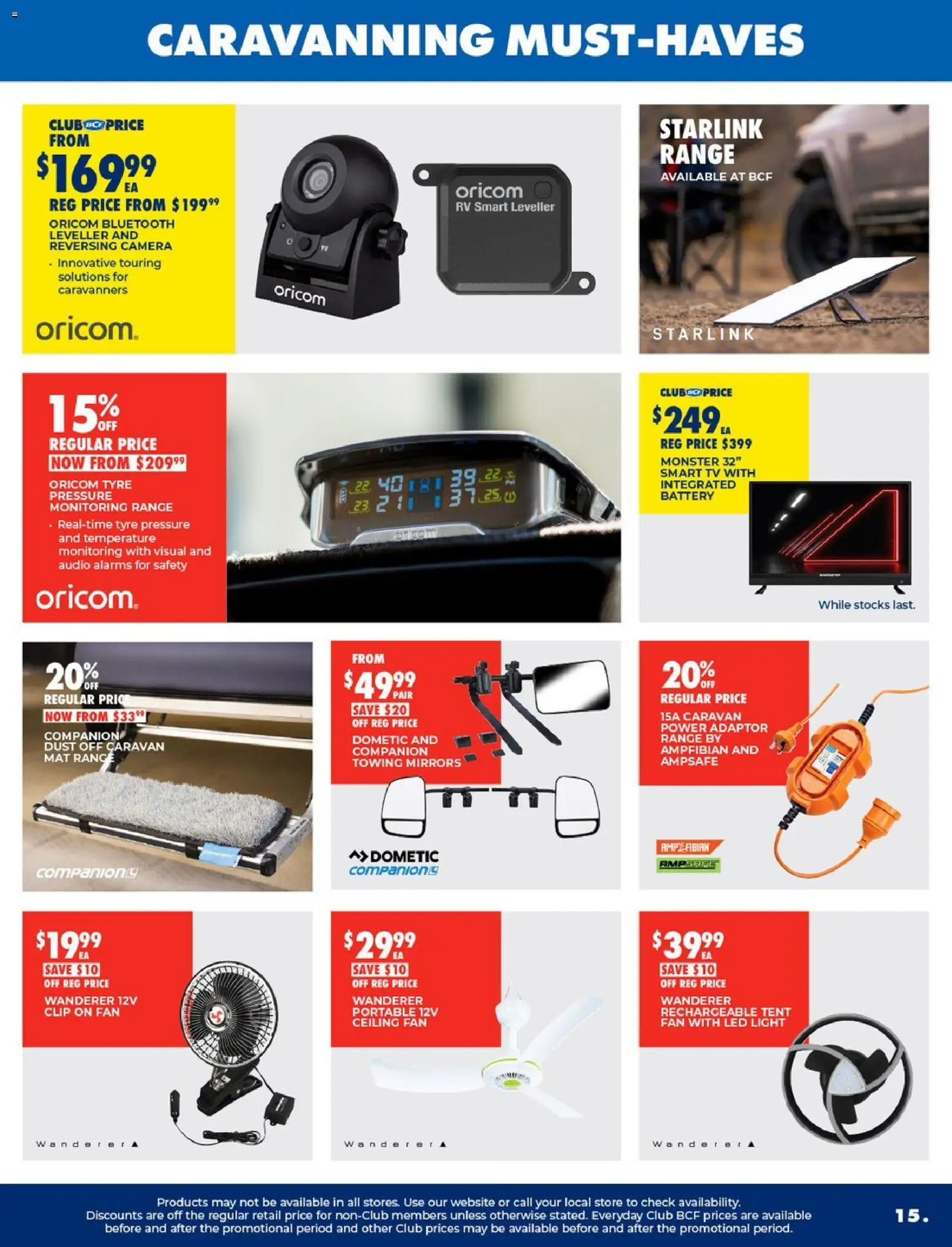 BCF catalogue - valid from 17.03.2026 | Page: 15 | Products: Battery, Audio, Portable, Fan