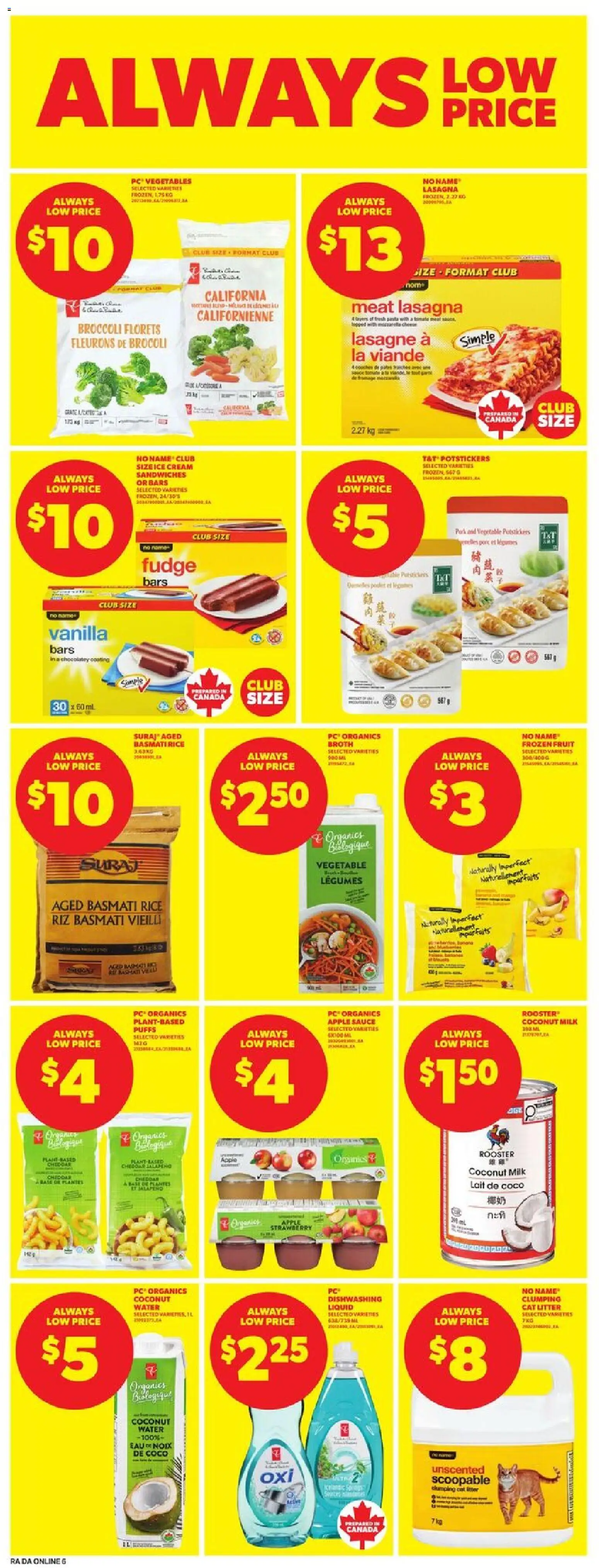 Atlantic Superstore flyer valid from 23.10.2025 | Page: 13 | Products: Rice, Cream, Ice cream, Milk