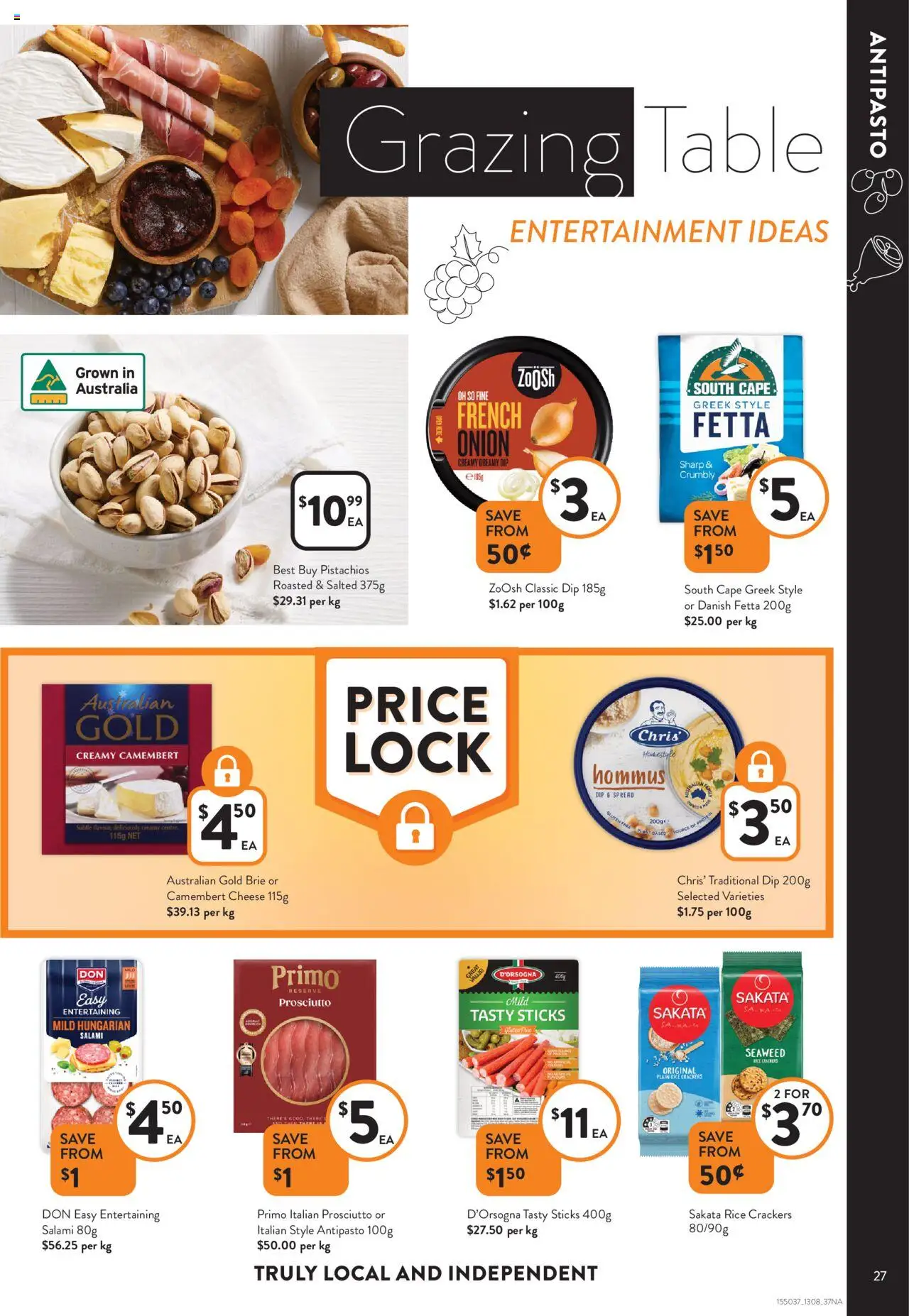 Foodworks catalogue - valid from 13.08.2025 | Page: 27 | Products: Table, Crackers, Cheese, Salami