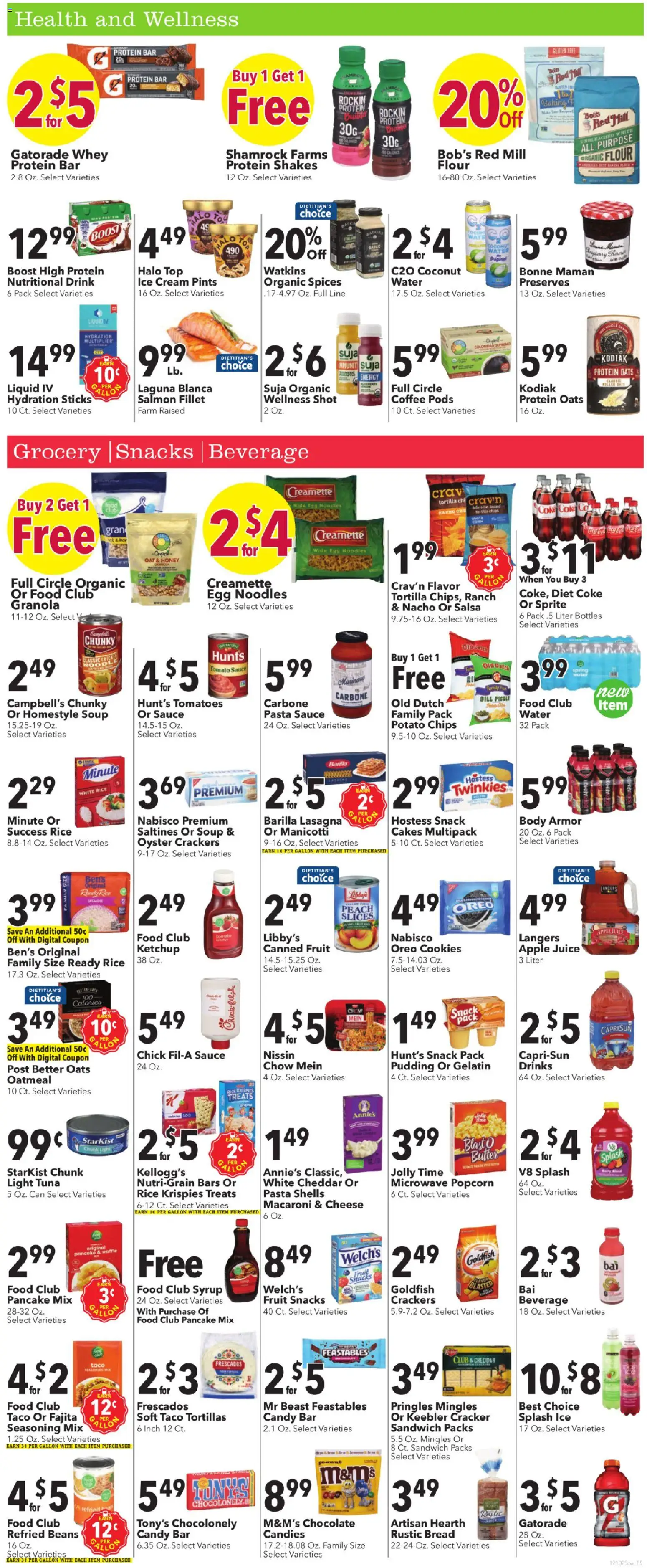 Cash Wise Weekly Ad - valid from 10.12.2025 | Page: 5 | Products: Coffee, Juice, Pasta, Cream