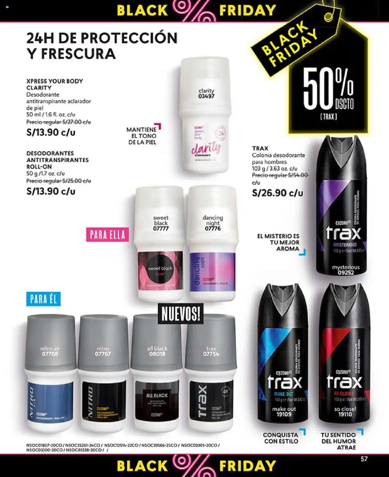 Catálogo CyZone válido desde 03.10.2025 | Página: 59 | Productos: Desodorante, Antitranspirante
