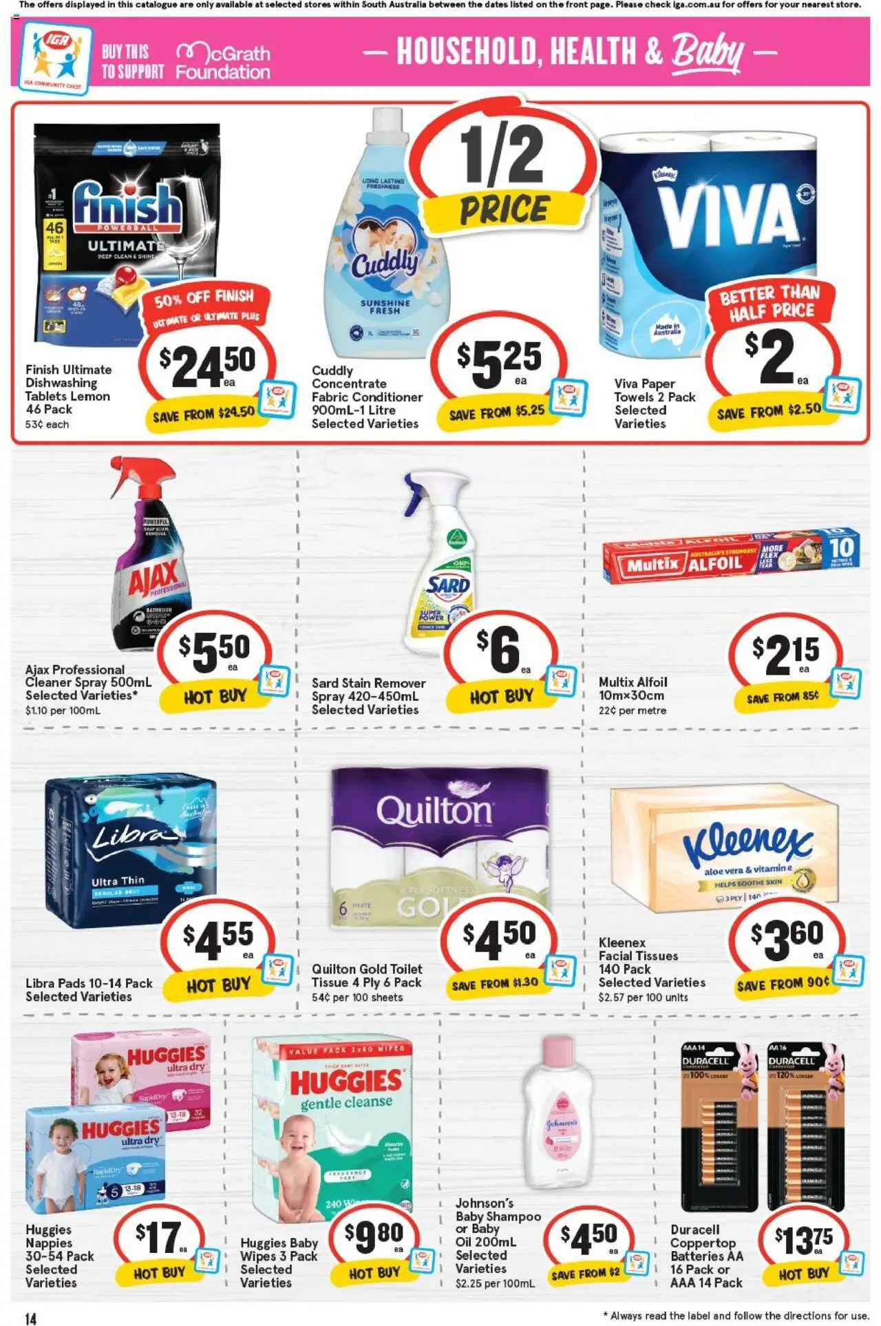 IGA catalogue - valid from 24.09.2025 | Page: 14 | Products: Fragrance, Oil, Tissues, Vitamin