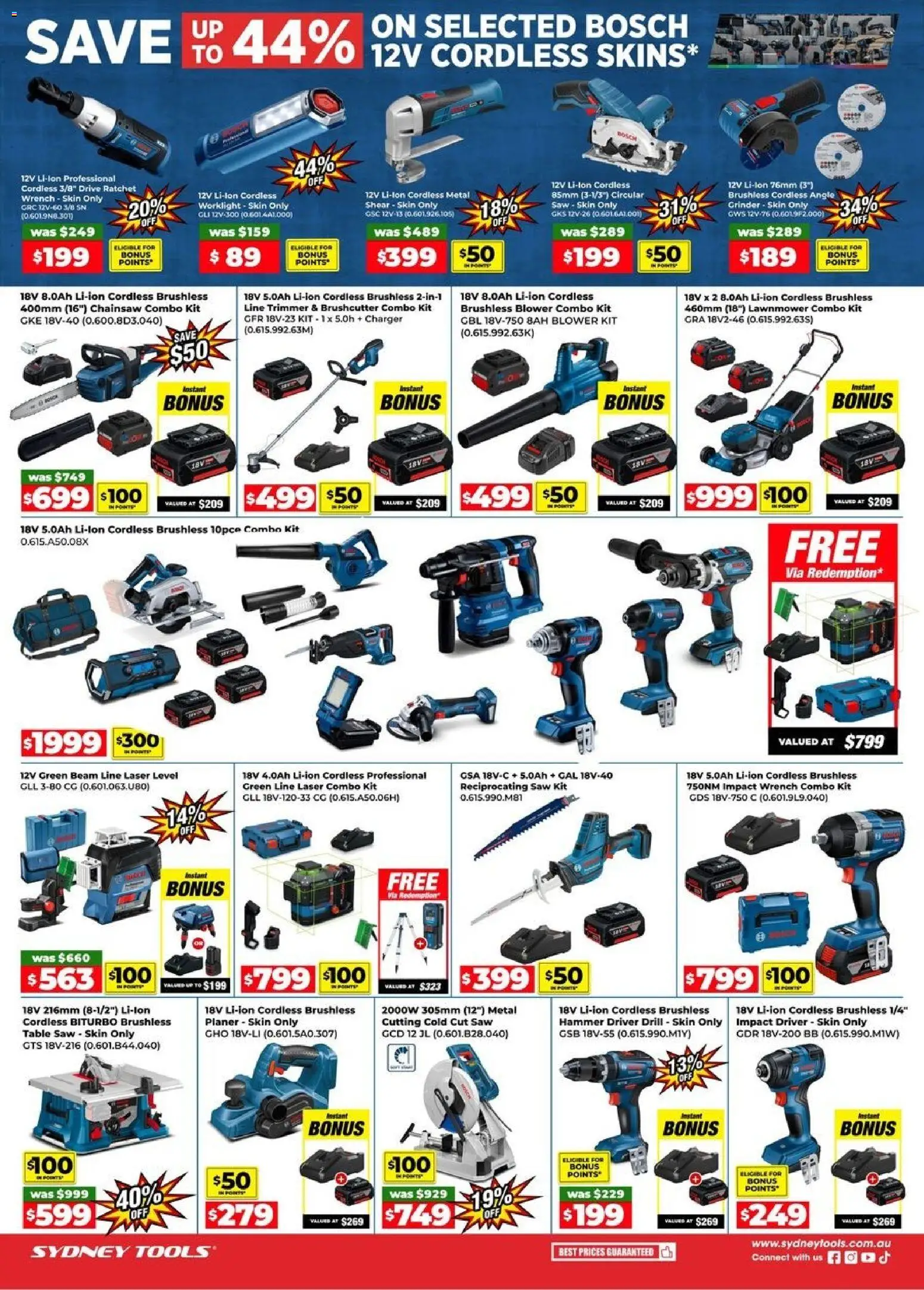 Sydney Tools catalogue - valid from 06.11.2025 | Page: 2 | Products: Table, Charger, Saw, Chainsaw