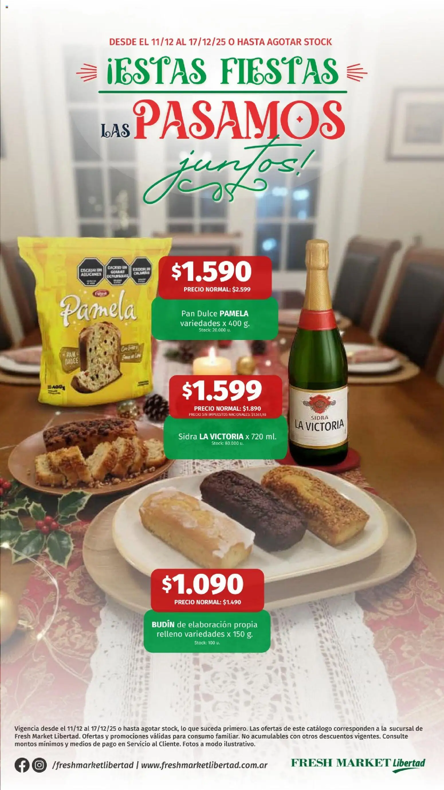 Hipermercado Libertad - ESPECIAL NAVIDAD │ válido desde el 11.12.2025 | Página: 1 | Productos: Budín, Pan