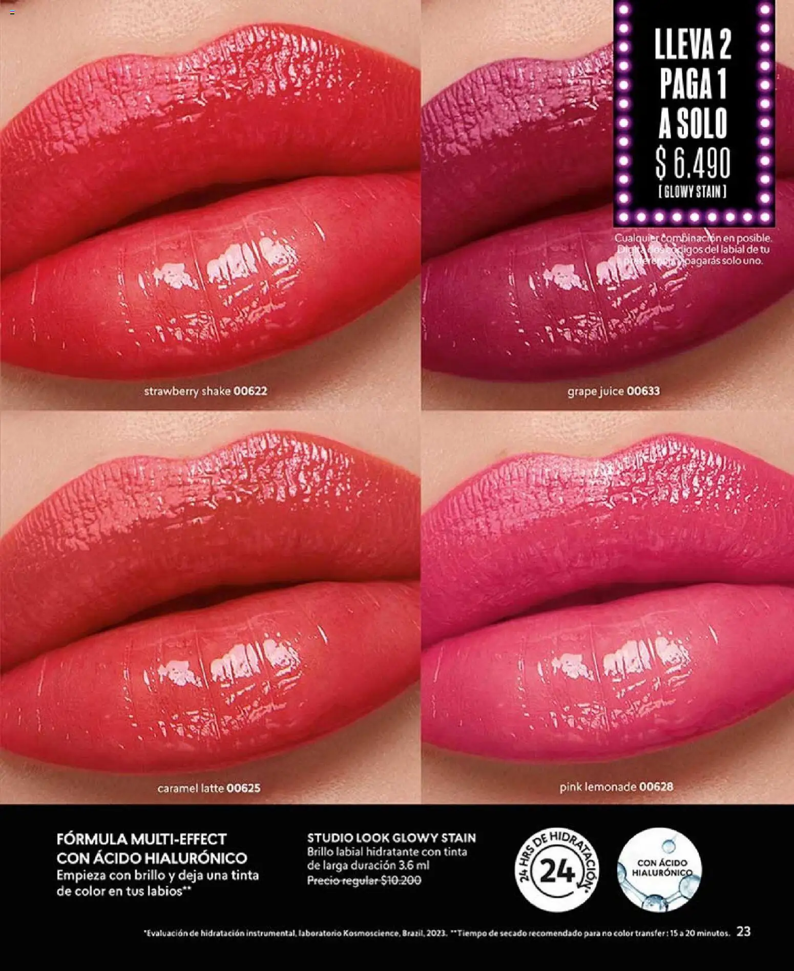 Catálogo CyZone Campaña 2 │ válido desde el 16.01.2026 | Página: 23 | Productos: Brillo, Labial