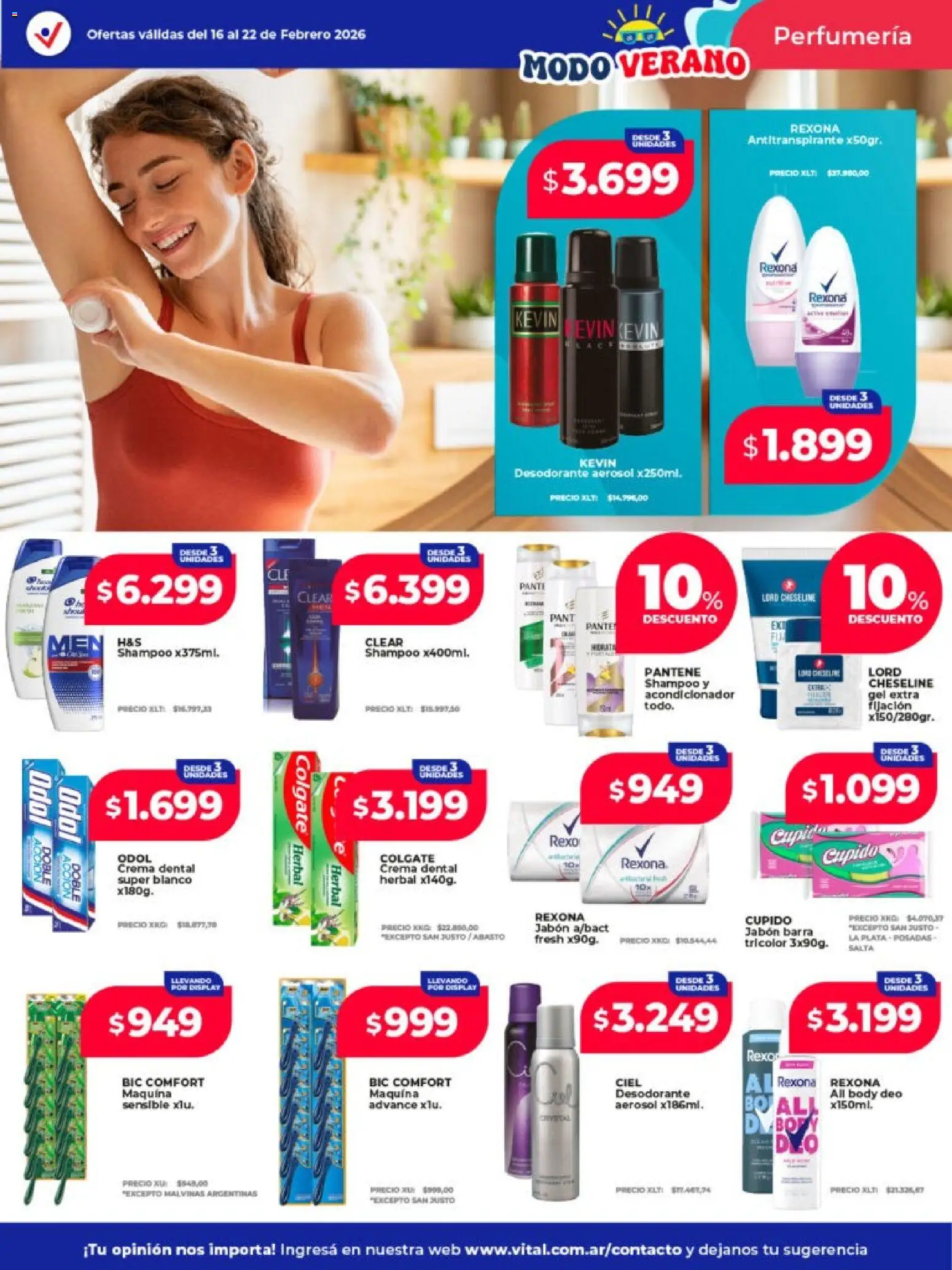 Vital - Ofertas │ válido desde el 16.02.2026 | Página: 2 | Productos: Body, Shampoo, Acondicionador, Crema