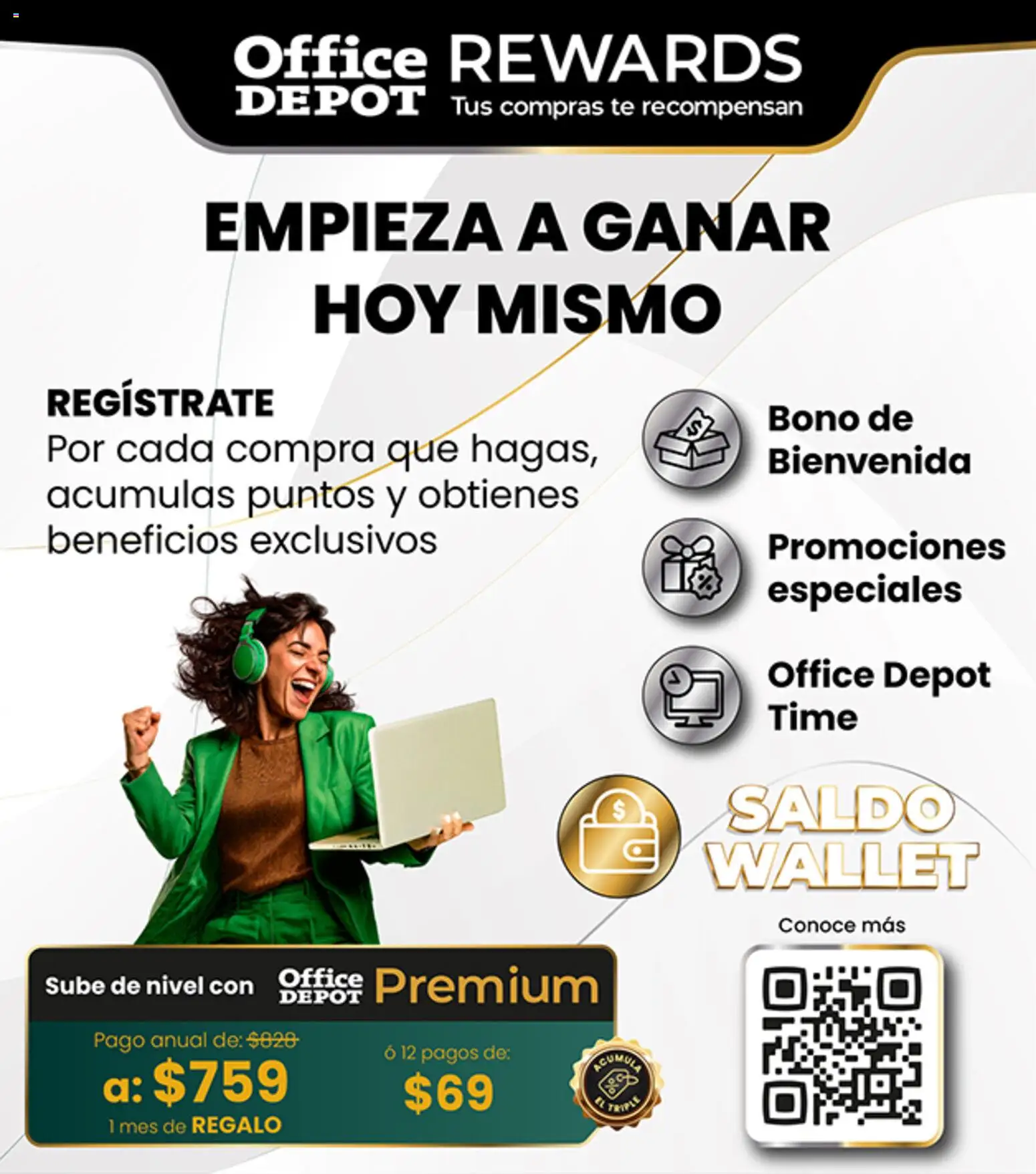 Nuevas ofertas de Office Depot válidas en toda la República Mexicana desde el 01.04.2026. ¡Encuentra las mejores ofertas en Office Depot catálogo! | Página: 12