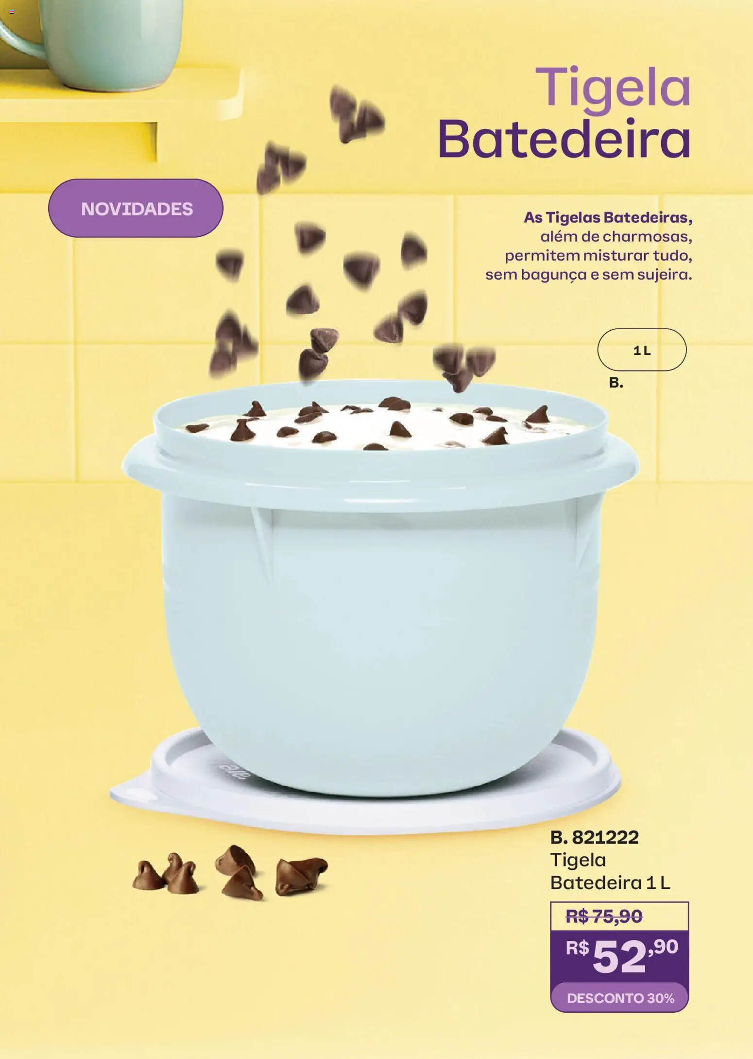 Tupperware Folheto - válido de 01.04.2026 | Página: 63 | Produtos: Batedeira, Tigela