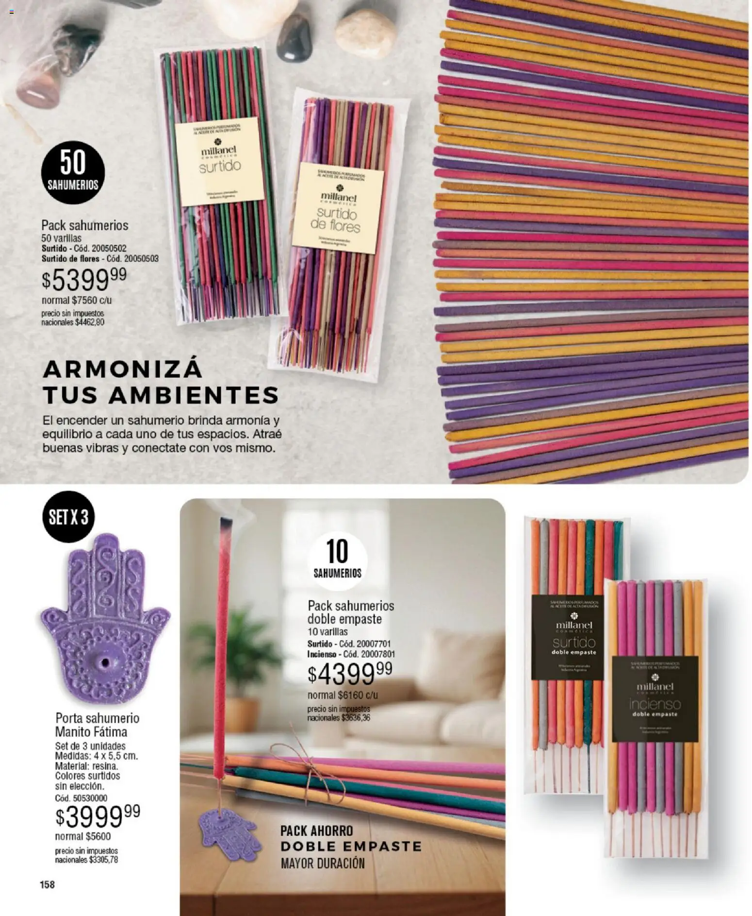 Millanel - Catálogo │ válido desde el 08.12.2025 | Página: 182 | Productos: Sahumerio, Porta sahumerio