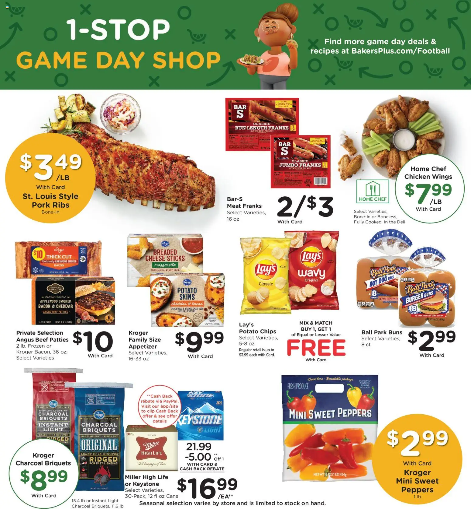 Baker's Weekly Ad - valid from 05.11.2025 | Page: 8 | Products: Peppers, Clip, Beef, Chips
