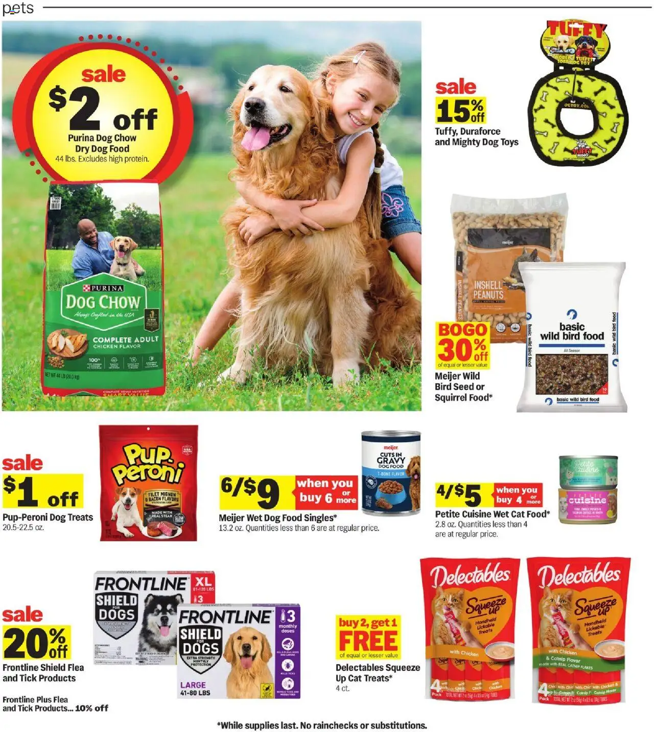 Meijer Weekly Ad - valid from 17.08.2025 | Page: 38 | Products: Dog Treats, Dog Food, Flakes