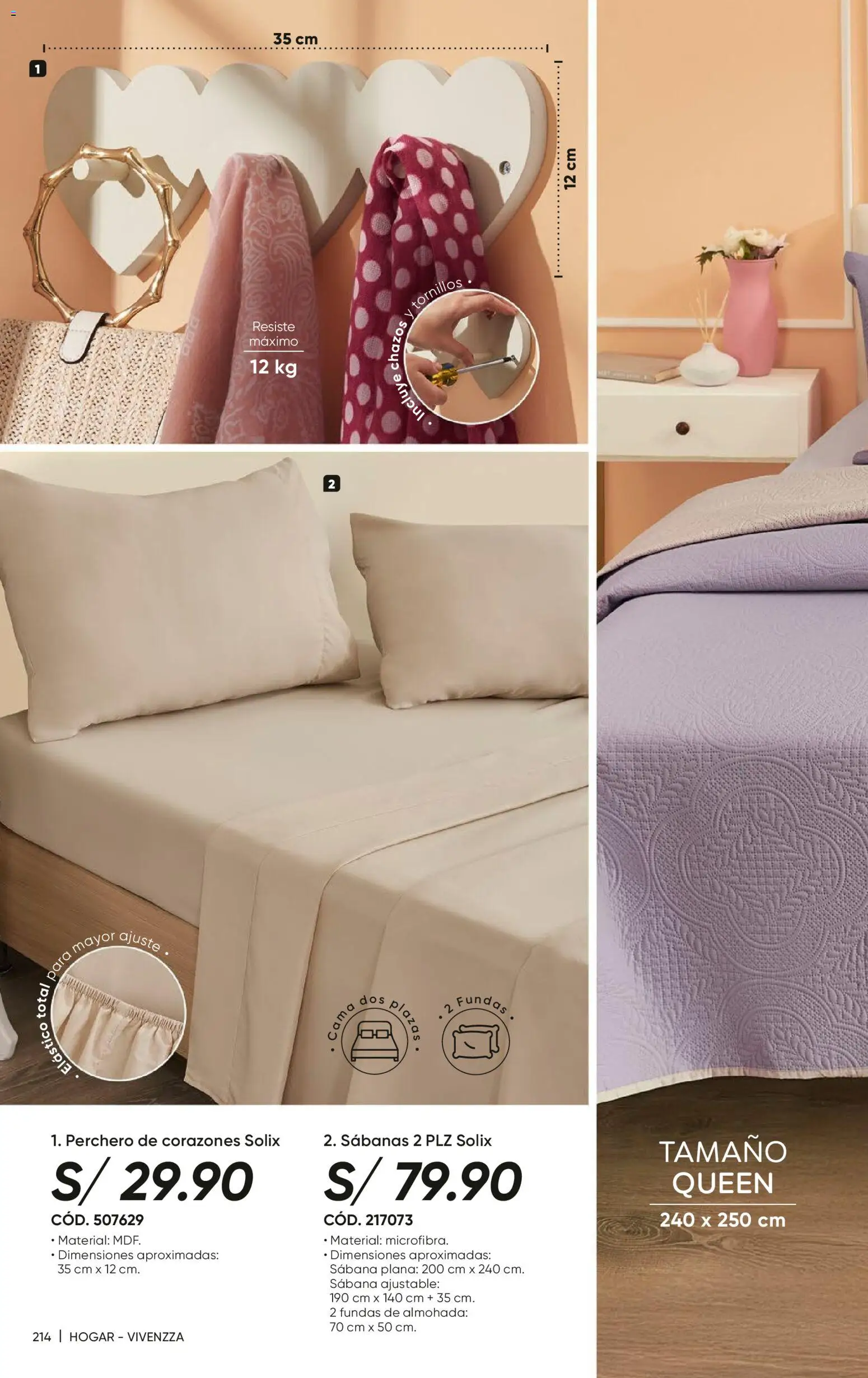 Catálogo Azzorti válido desde 07.01.2026 | Página: 217 | Productos: Cama, Almohada, Perchero