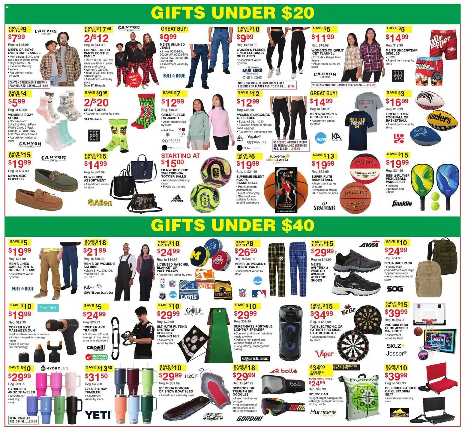 Dunham's Sports Ad - valid from 20.12.2025 | Page: 3 | Products: Jacket, Pants, Backpack, Jeans